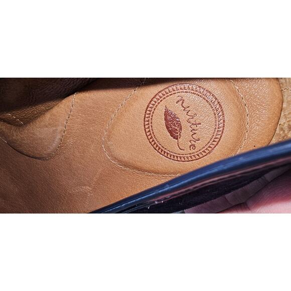 Nurture Carribou Women's Navy Blue Suede Leather Mary Jane Pumps Shoes size 9.5M - Picture 6 of 6